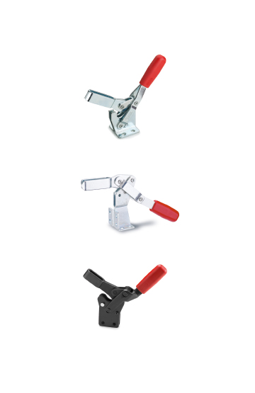 Vertical toggle clamps